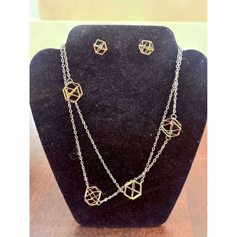 Vintage MCM Necklace and Earrings Matched Set